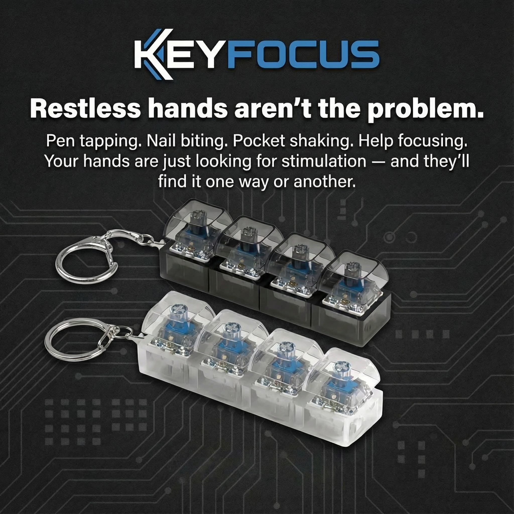 Zenkeys™ Focus Click Keychain
